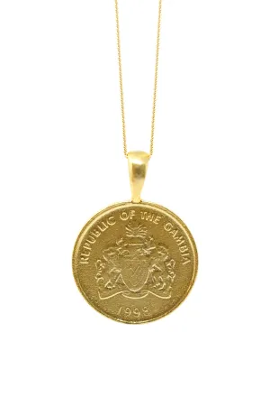 THE GAMBIA Groundnut Coin Necklace