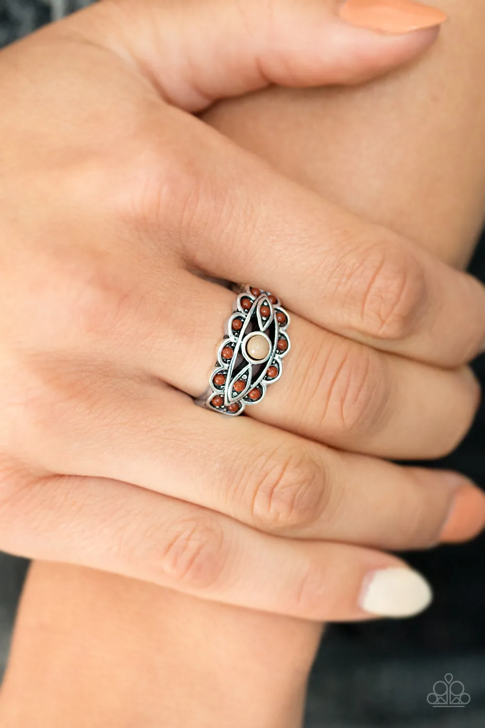 Totally Tangy - Brown Ring