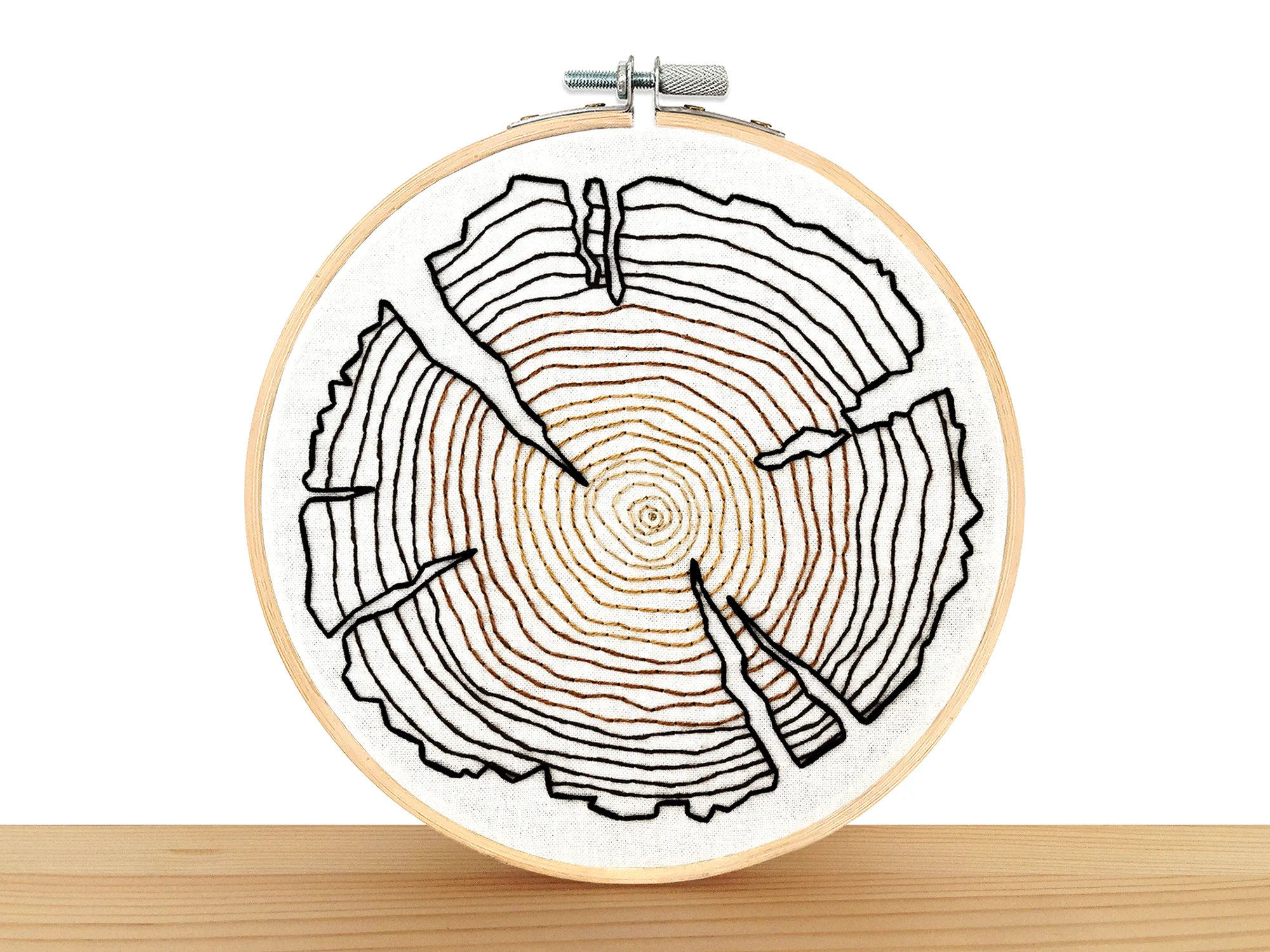 Tree Rings Embroidery Kit