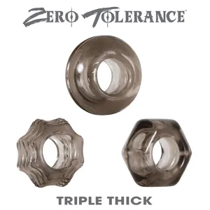 Triple Thick  Rings