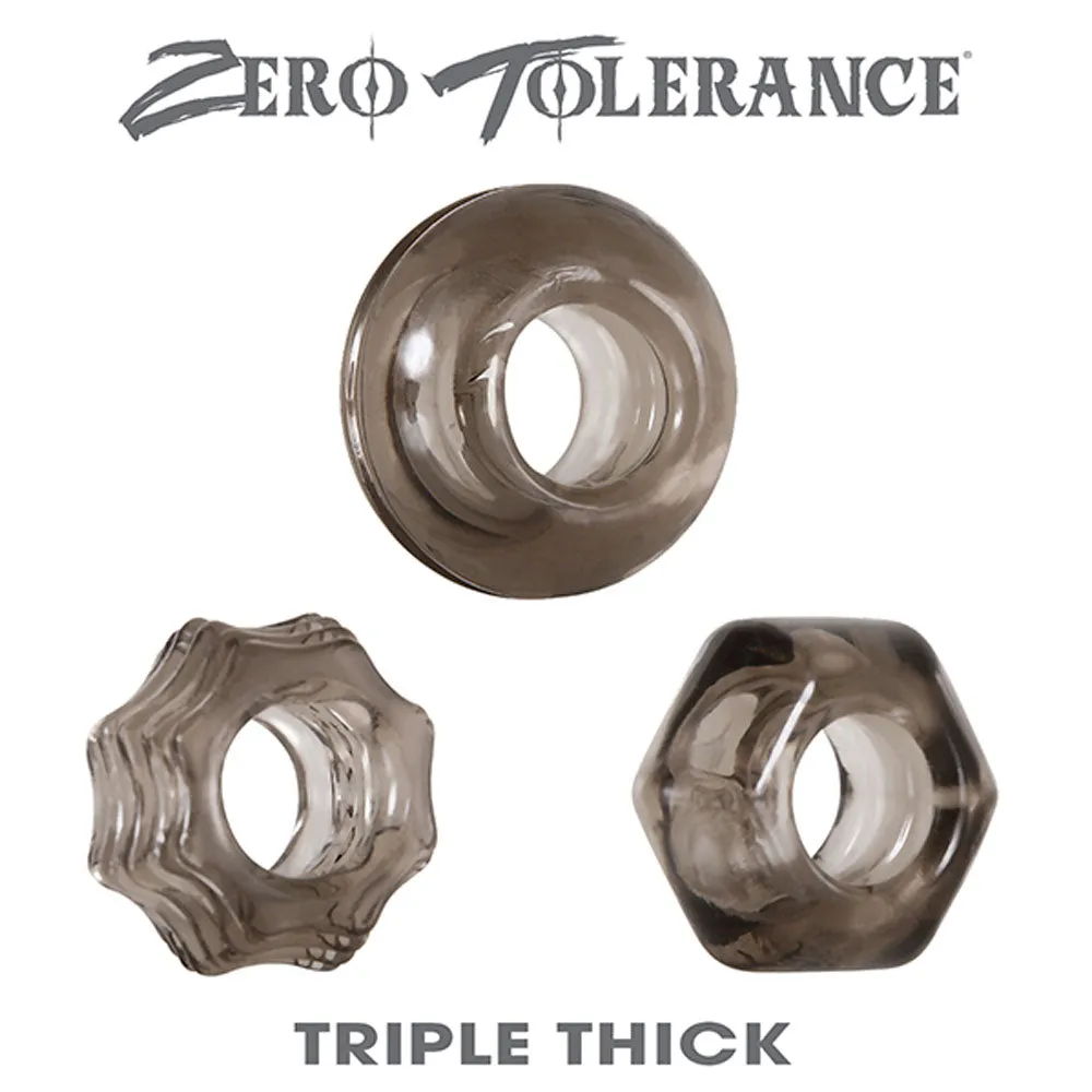 Triple Thick  Rings