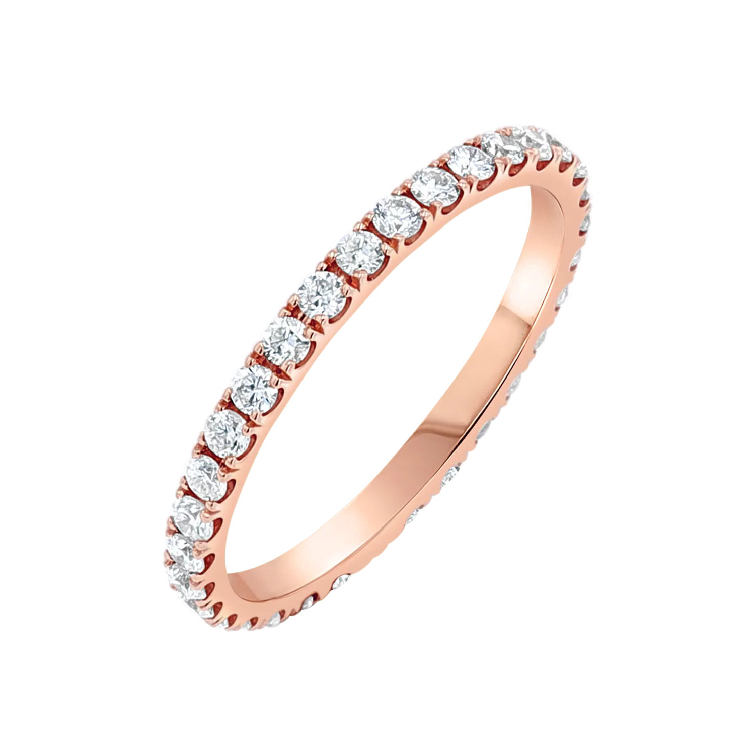 U Pave Diamond Eternity Band