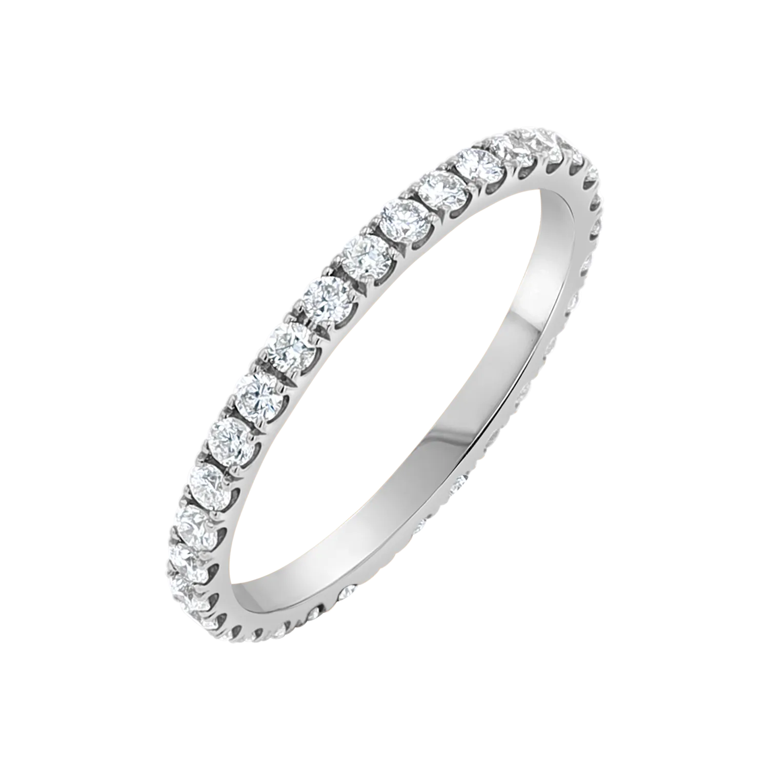 U Pave Diamond Eternity Band