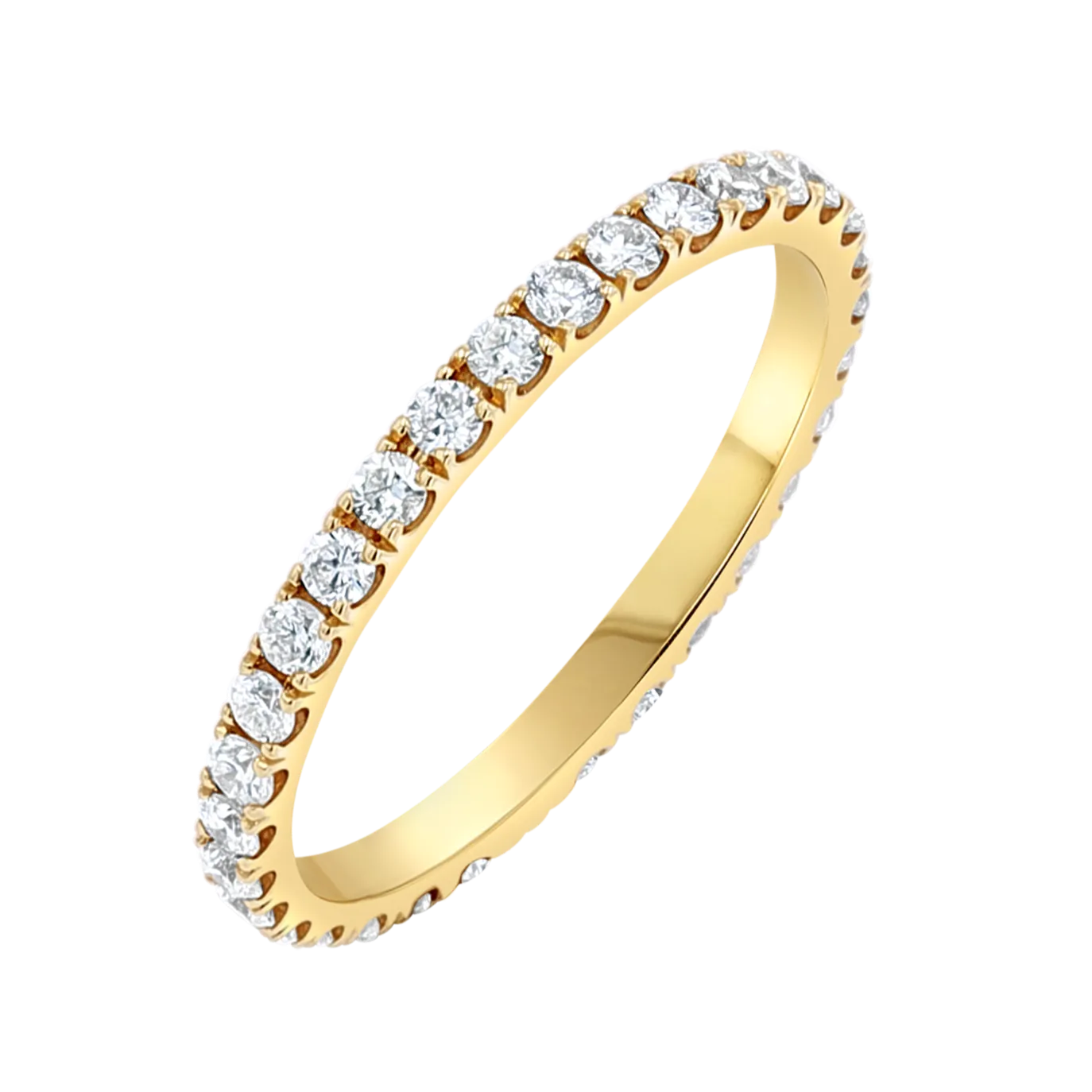 U Pave Diamond Eternity Band
