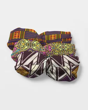 Variety African Print Twist Knot Headband Set