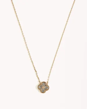 VERENA NECKLACE - GOLD-DIAMANTE
