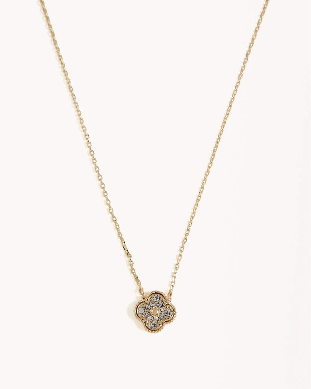 VERENA NECKLACE - GOLD-DIAMANTE