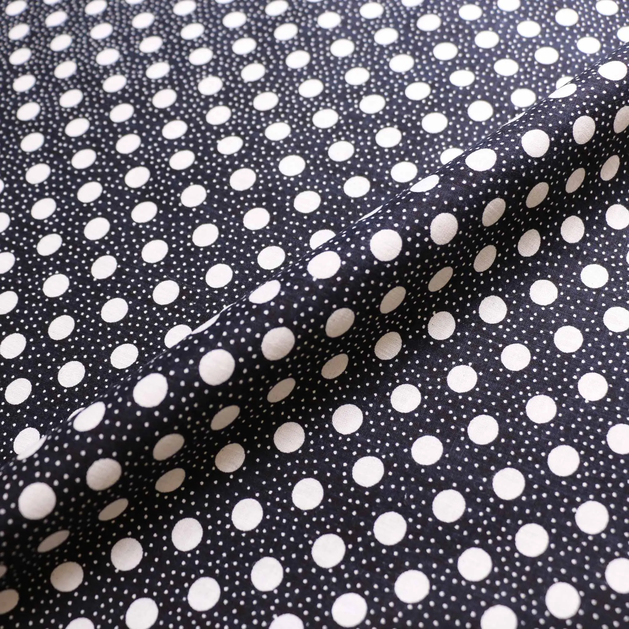 Vintage 100% Cotton Fabric - Black