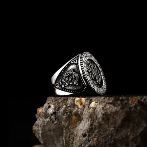 Vintage Fashion Viking Warrior Retro Wolf Totem Rings