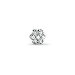 VVS Diamond Flower Nose Stud