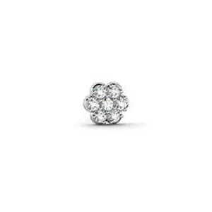 VVS Diamond Flower Nose Stud