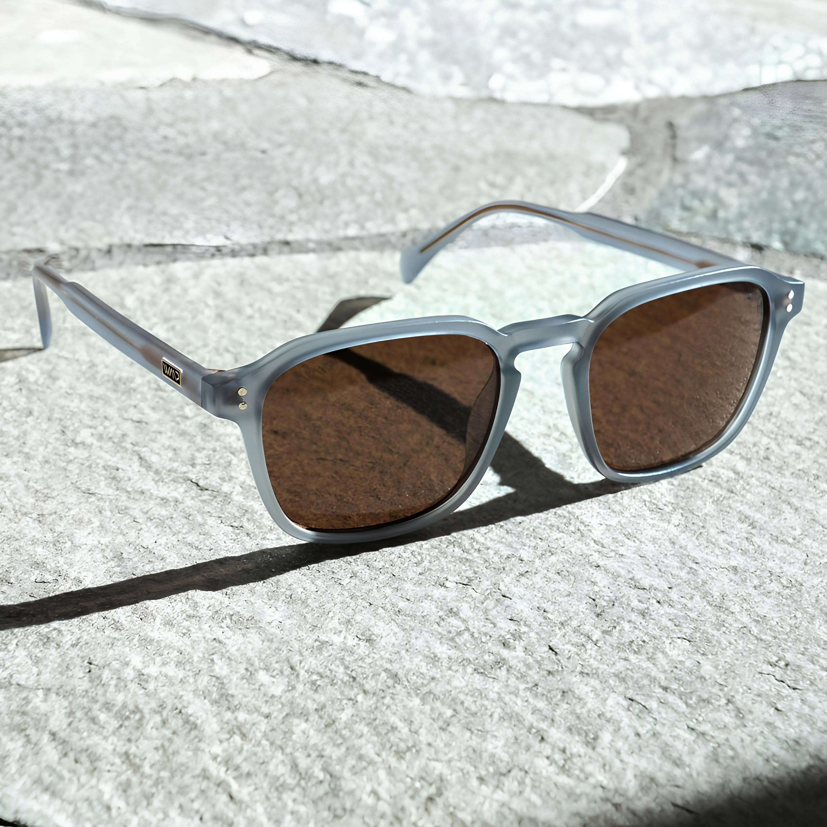 WMP Eyewear Francis Men's Square Polarized Sunglasses