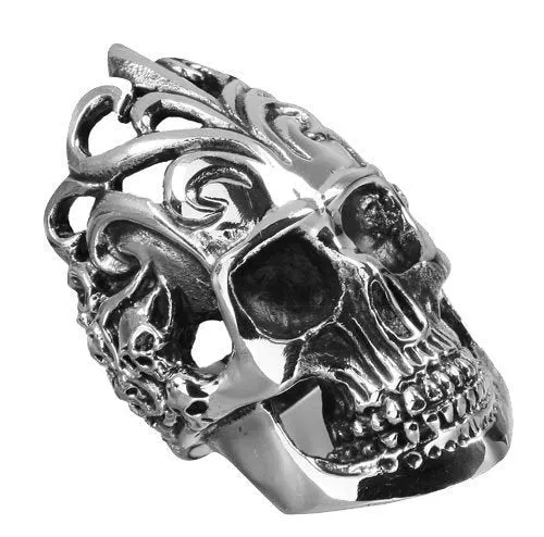 Won't Get Fooled Again - Big, Bold & Heavy Skull Ring (#181)