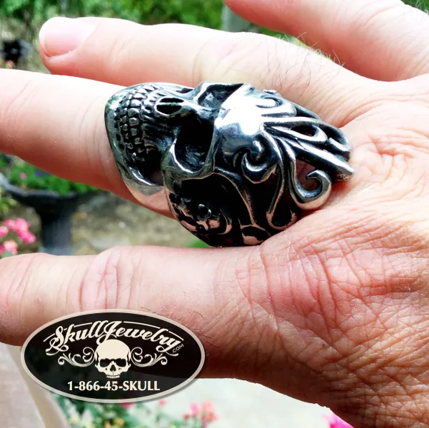 Won't Get Fooled Again - Big, Bold & Heavy Skull Ring (#181)