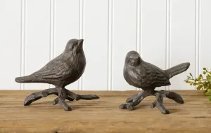 Wrought Iron Birds On Branches