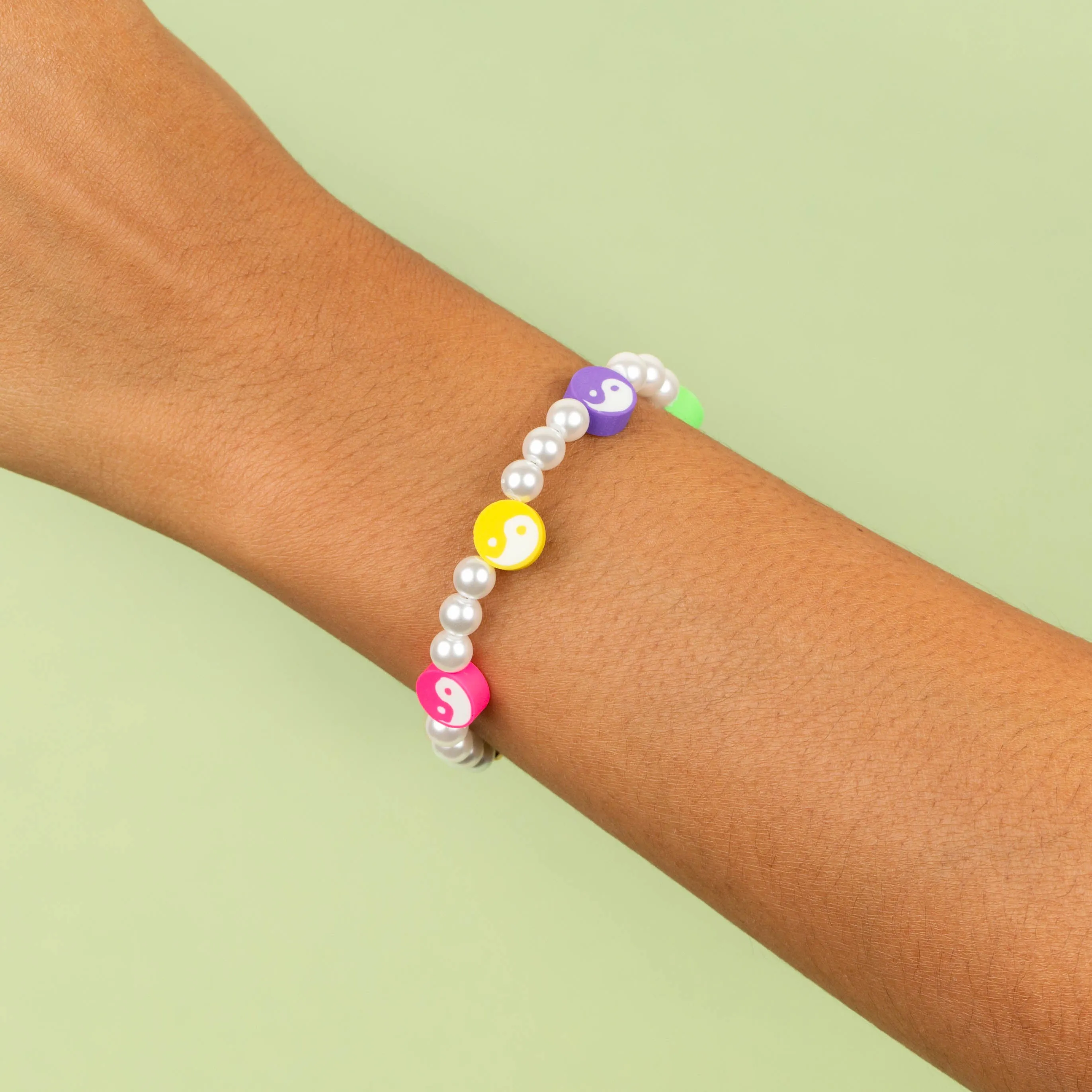 Yin & Yang Pearl Bracelet
