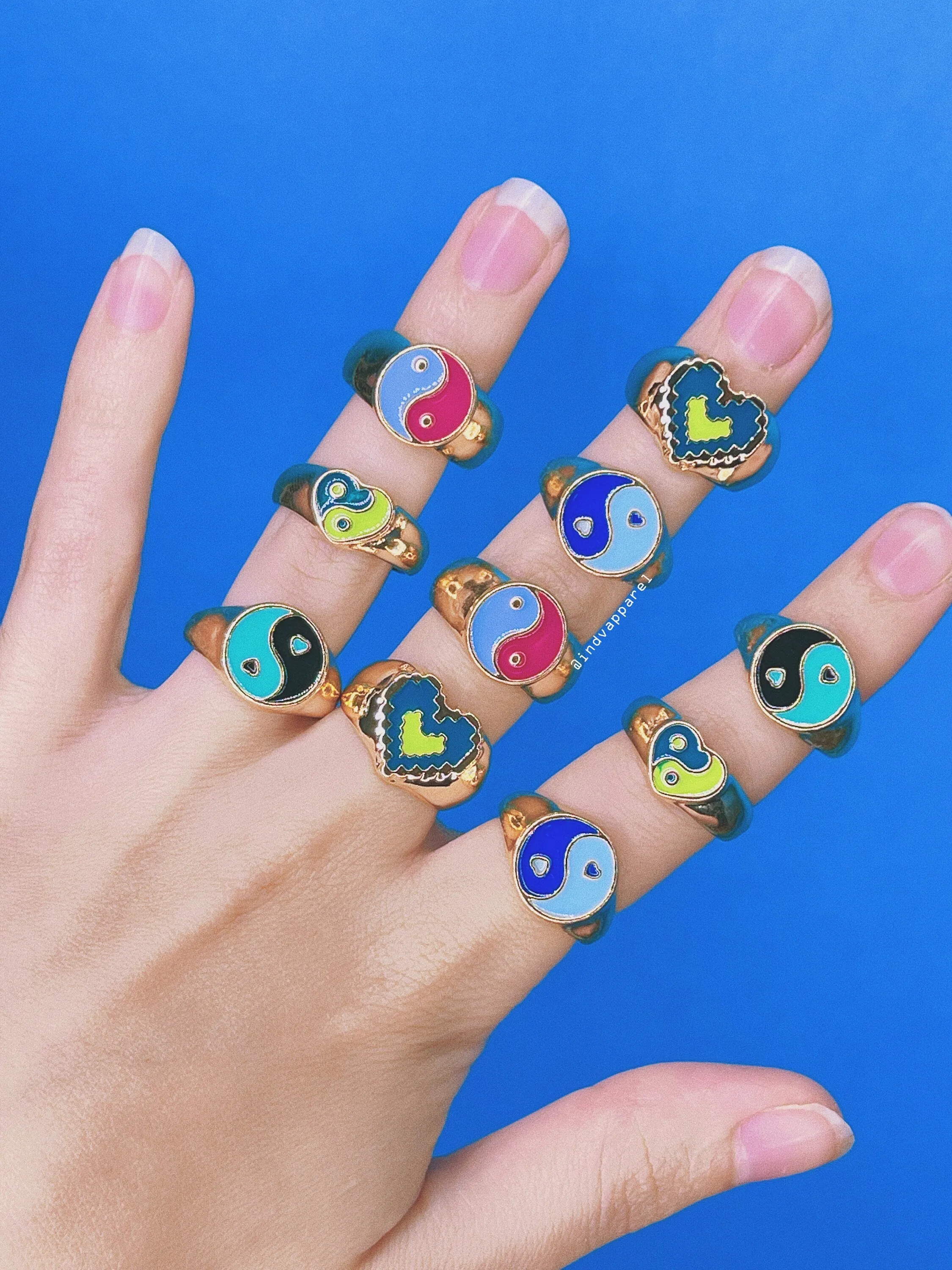 Ying Yang Rings