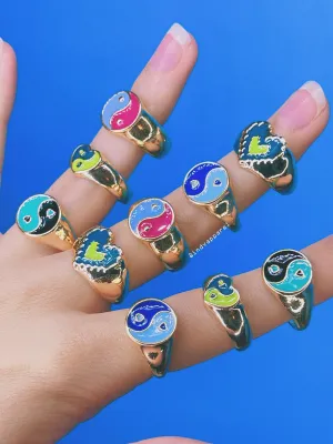 Ying Yang Rings